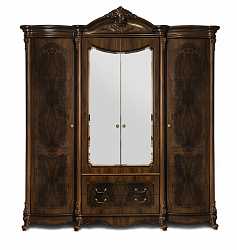 Шкаф четырехдверный "Илона" караваджо