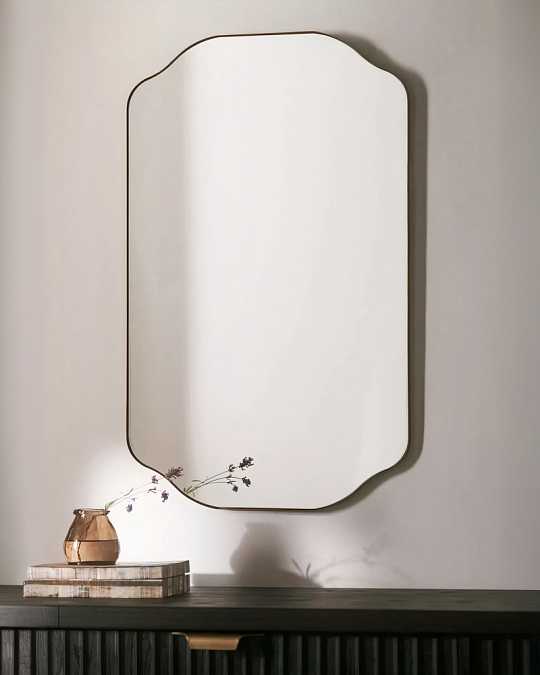 купить настенное зеркало "элтон" в золотой раме