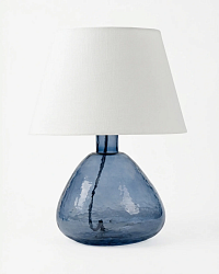 Синяя настольная лампа "Дэми"