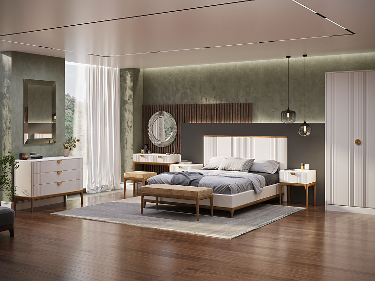 Тумба прикроватная Bari 2 ящика