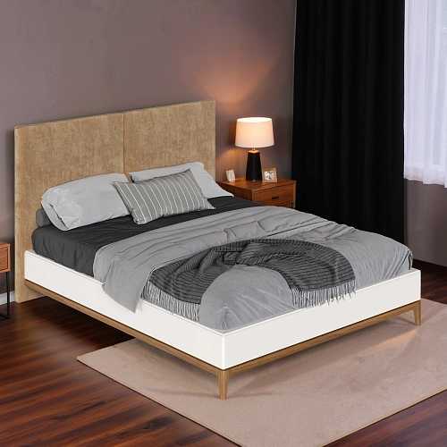 Кровать Bari с мягким изголовьем