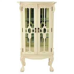Витрина двухдверная MK-CAB06/DISP, слоновая кость
