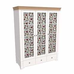 Шкаф 3-дверный Бейли антик 82419