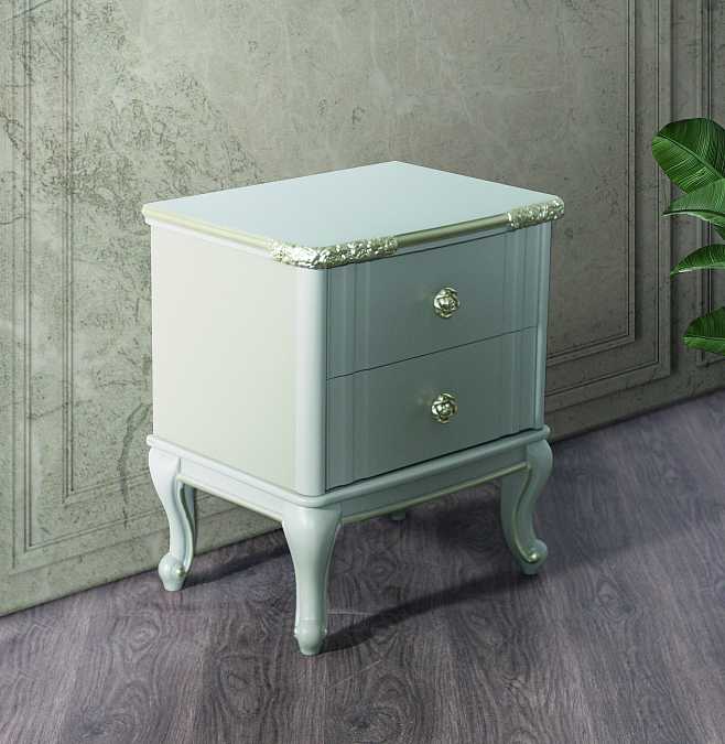 Спальный гарнитур "Мия" платина