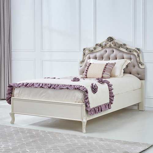 купить кровать astoria white 120*200 8305b1201