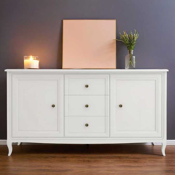 Комод Majessa White широкий