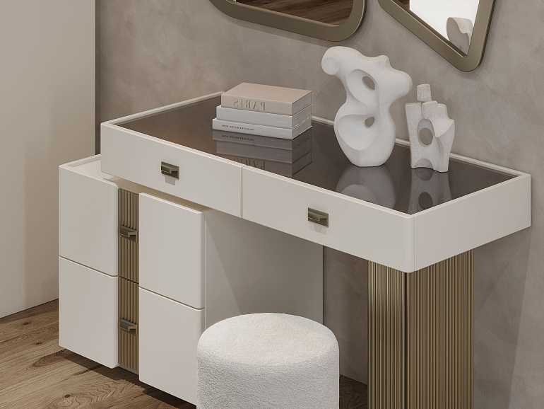 Спальня "Леонардо" с малым и большим изголовьем 6 ст. (глухой шкаф)