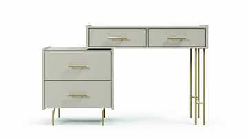 Туалетный столик "Милан" с зеркалом и пуфом