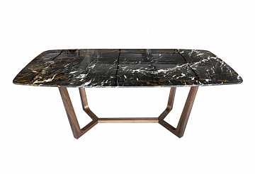 Стол обеденный Верона, коричневый мрамор