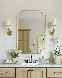 Зеркало в золотой раме "Аверон"