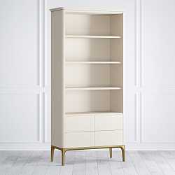 Стеллаж Primo gold узкий с 4 ящиками