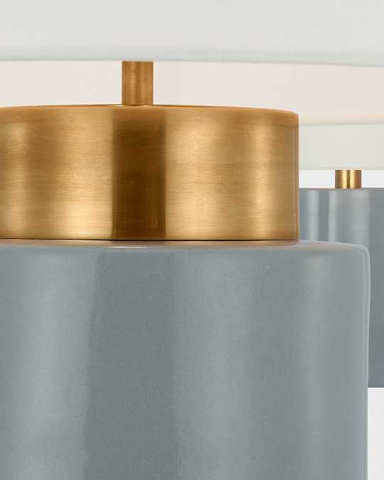 купить серо-голубая настольная лампа "бьют"