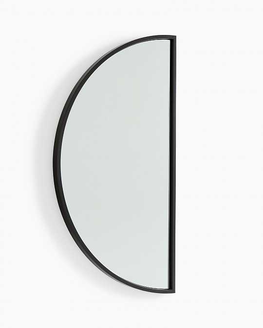 купить черное настенное зеркало "омаха"