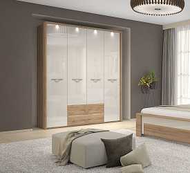 Шкаф 4-дверный Gala white