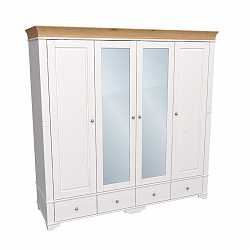 Шкаф 4-дверный Бейли антик 82244