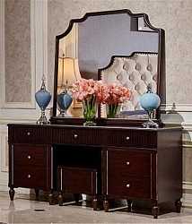 Туалетный столик Хайди с банкеткой MK-6831-DNS