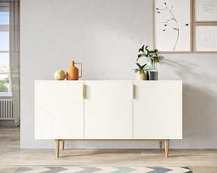 Комод с тремя дверками "Line" beige