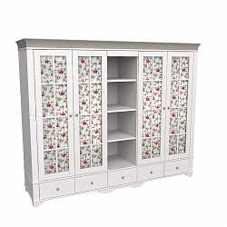 Шкаф 5-дверный Бейли антрацит 88445