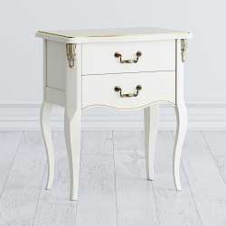 Прикроватная тумба Romantic gold, 2 ящика