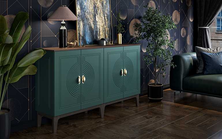 Комод Калипсо четырехдверный