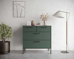 Комод Nicole green 4 ящика