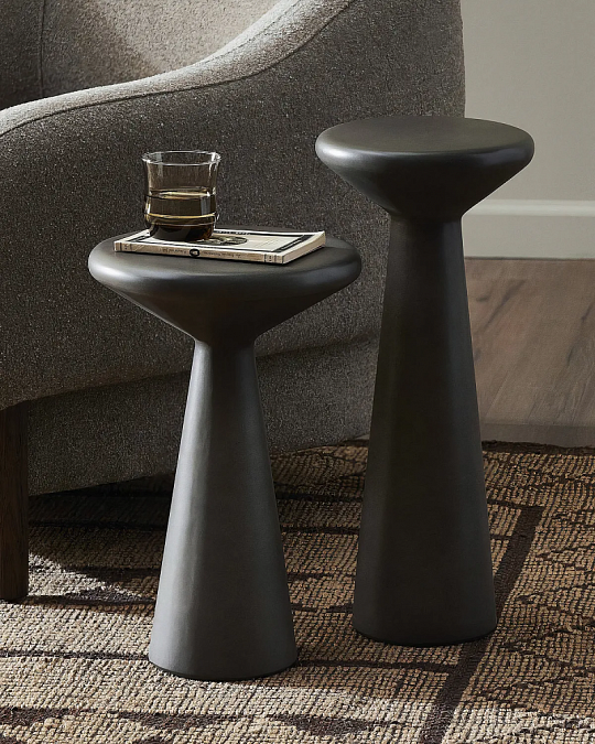 купить комплект черных приставных столиков "сомерсет"