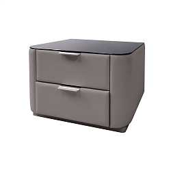 Тумба прикроватная Hendrix мокко, экокожа