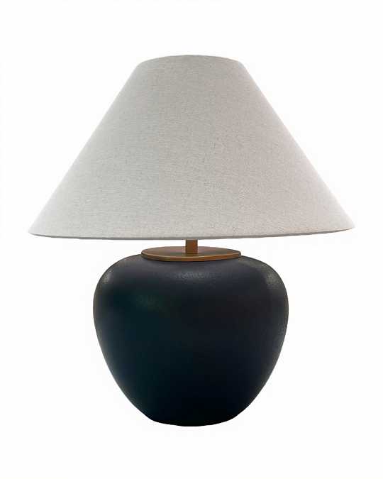 купить черная настольная лампа "ноэл"