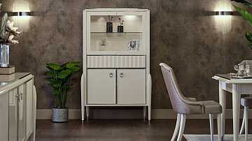 Витрина двухдверная Gravita ivory