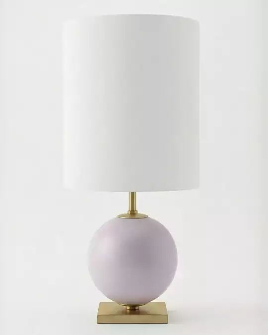 купить лиловая настольная лампа "иветт"