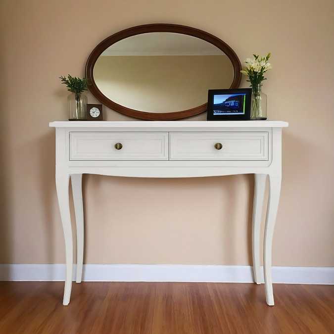 Консоль Majessa White 2 ящика