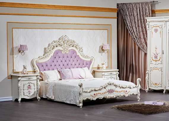 Кровать "Венеция Classic" 180*200 (крем)