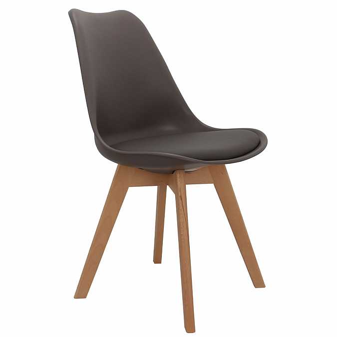 Стул Eames Bon коричневый