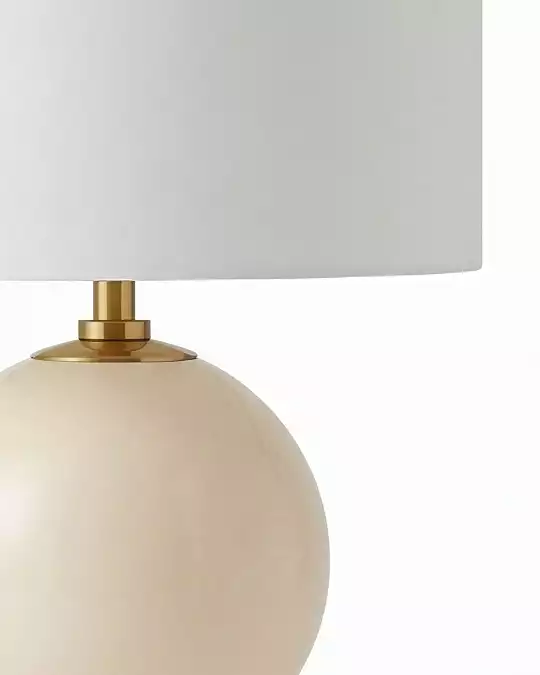 купить кремовая настольная лампа "иветт" малая