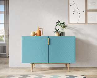 Комод с двумя дверками "Line" blue