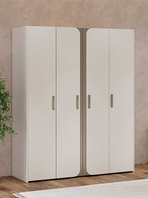 Спальня "Леонардо" с малым и большим изголовьем 4 ст. (глухой шкаф)