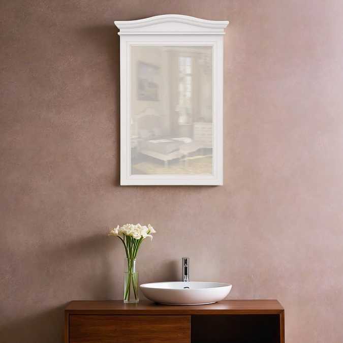 Зеркало настенное Majessa White