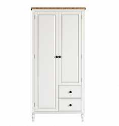 Шкаф двухстворчатый "Odri" с двумя ящиками