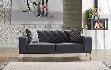 Диван двухместный Loretto black