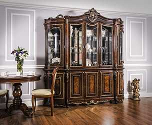 Витрина пятидверная "Джоконда" корень дуба