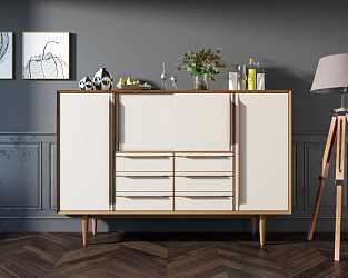 Большой комод Bruni white BR09