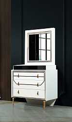 Комод с зеркалом "Стиль" gold