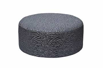 Круглый пуф Murano blue