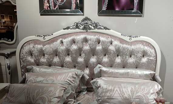 кровать с мягким изголовьем констанция 150*200