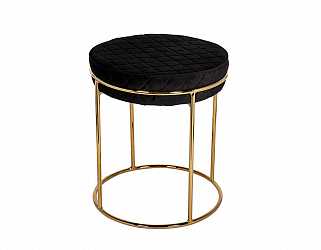 Пуф круглый Garda черный