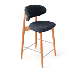 Стул полубарный Lucas темной-серый