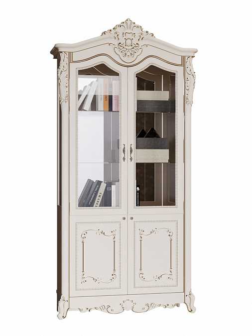 Витрина 2-дверная "Джоконда" (крем)