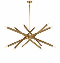 Золотая люстра "Пэрис"