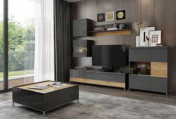 Тумба навесная Onyx со стеклом