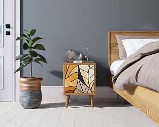 Тумбочка с дверкой "Berber" (08 принт)